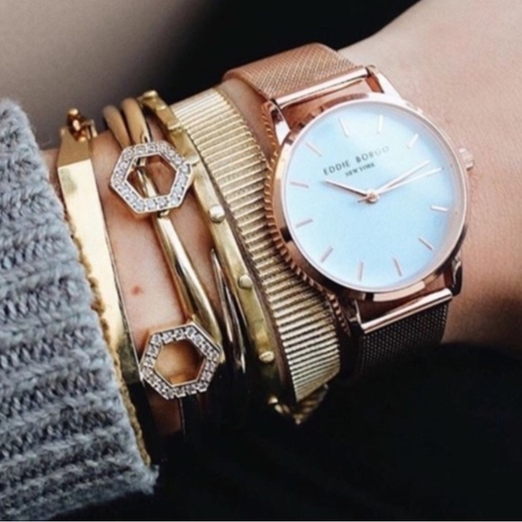 Eddie Borgo Accessories - Eddie Borgo rose gold soho watch